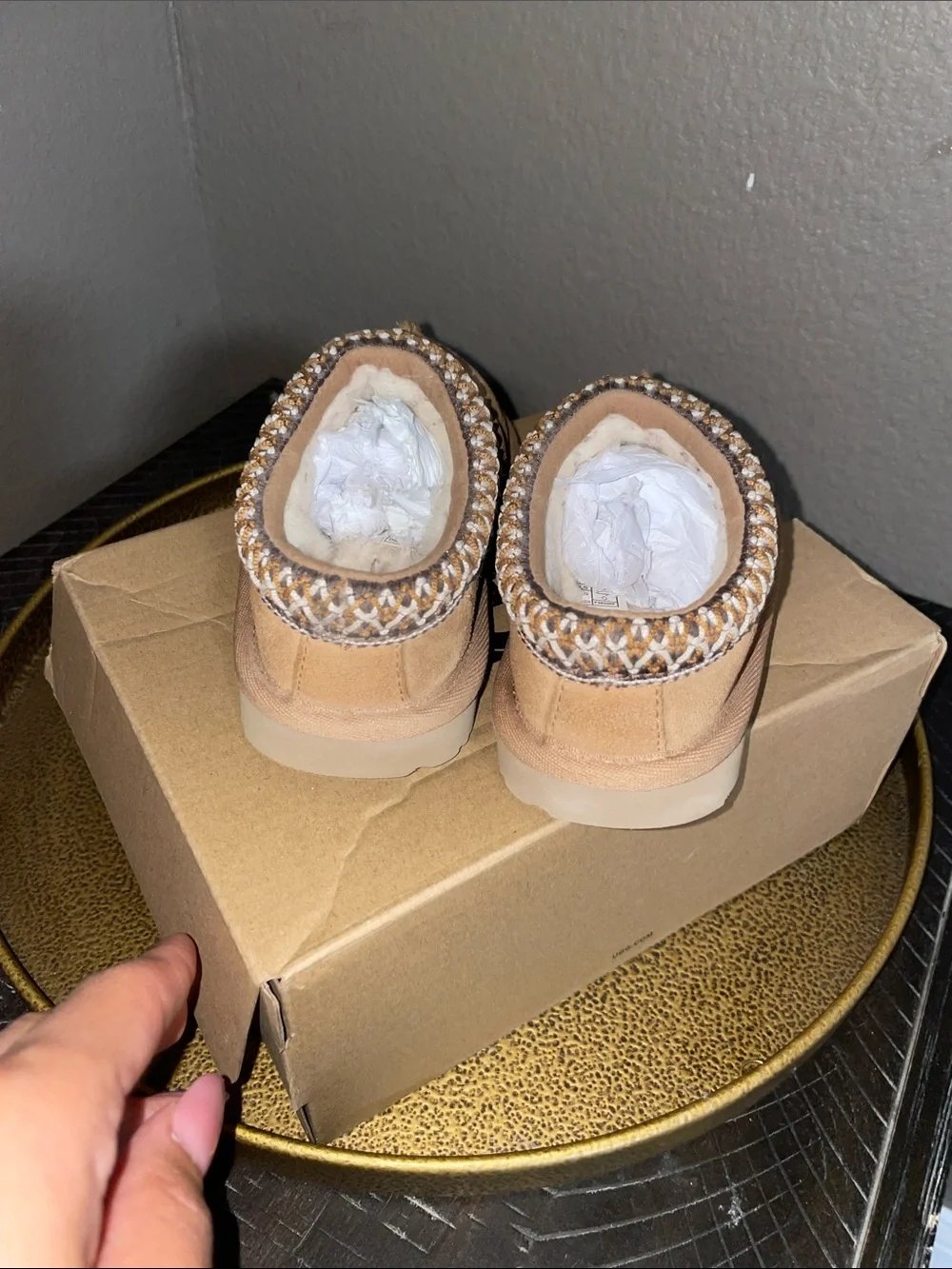 UGG Tasman II CHE Chestnut Suede Slip-On
